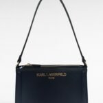 Karl Lagerfeld Paris Classic Black Shoulder Bag