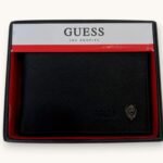 Guess Men's Wallet Bifold Leather Black