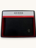 Guess Men's Wallet Bifold Leather Black