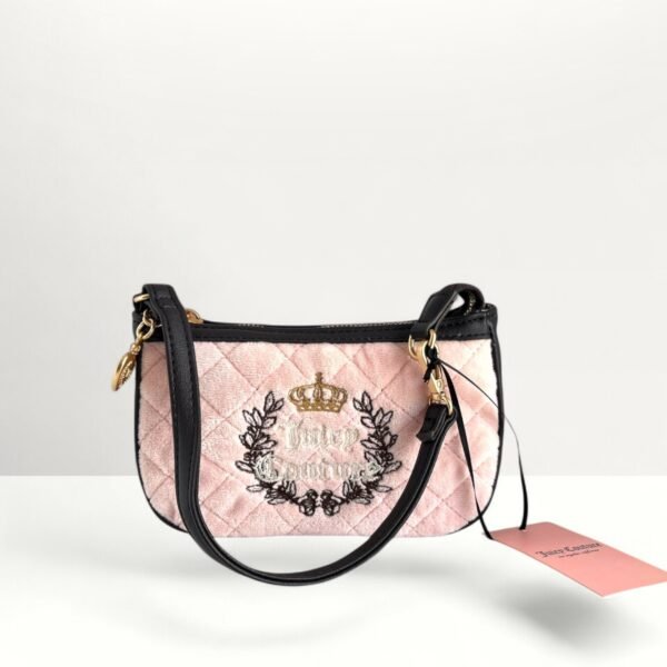 Juicy Couture Royal Couture Mini Wristlet Purse Pink Clay