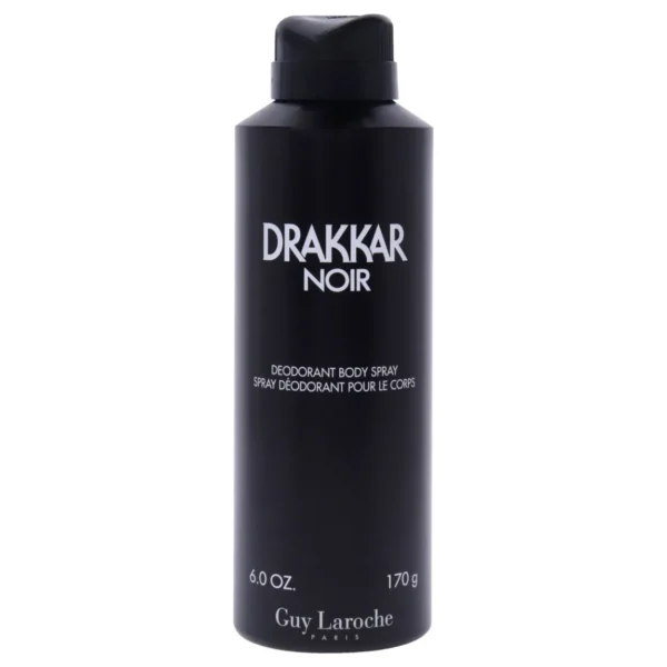 Guy Laroche Paris Drakkar Noir Body Spray Deodorant 5.8oz