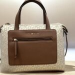 Tommy Hilfiger Beige Printed 2way bag