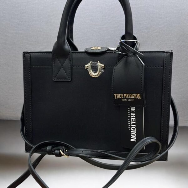 True Religion Black Satchel Bag