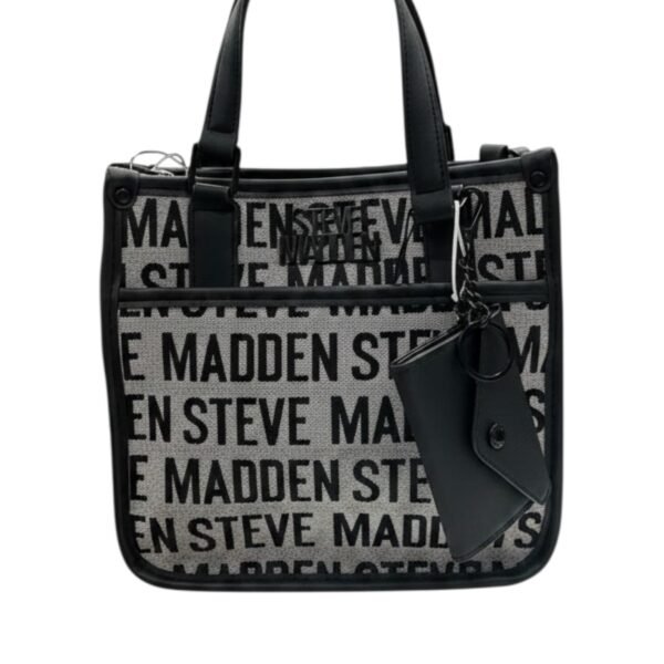 Steve Madden Canvas Printed Logo Mini Tote Bag