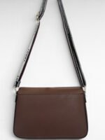 Tommy Hilfiger Flap Sling Bag (Plain Brown) - Image 4