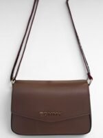 Tommy Hilfiger Flap Sling Bag (Plain Brown)