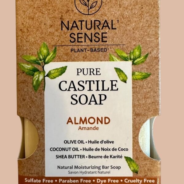 NATURAL SENSE PLANT-BASED PURE CASTILE SOAP ALMOND 141g